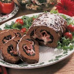 Spinach Meat Roll recipe