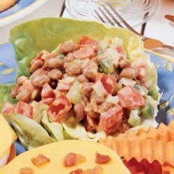 Pork 'n' Bean Salad recipe