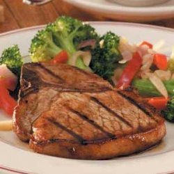 Tangy Grilled Pork Chops recipe