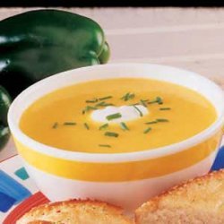 Superb Yellow Pepper Soup recipe