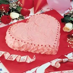 Strawberry Heart Cake recipe