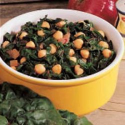 Warm Bean and Chard Salad recipe