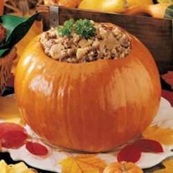 Savory Stuffed Pumpkin recipe