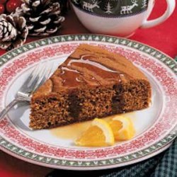 Gingerbread with Brown Sugar Sauce recipe