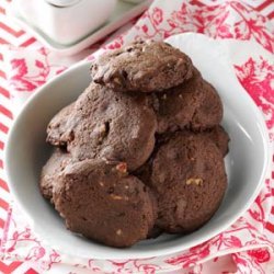 Double Chocolate Pecan Cookies recipe