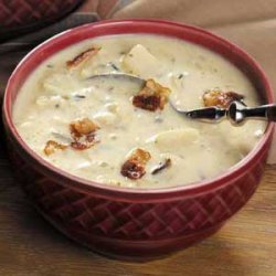 Cheesy Wild Rice Soup recipe