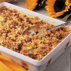 Baked Rice with Sausage recipe