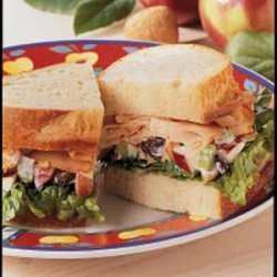 Apple-Walnut Turkey Sandwiches recipe