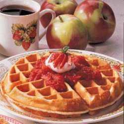 Strawberry-Topped Waffles recipe