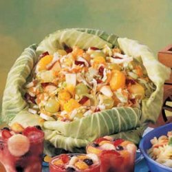 Fruit Slaw in a Cabbage Bowl recipe