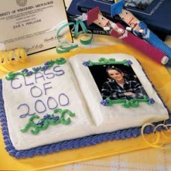 Graduation Photo  Album Cake recipe