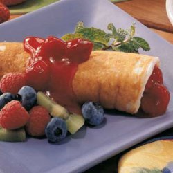 Fruit Pancake Roll-Ups recipe
