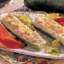 Cucumber Tuna Boats recipe