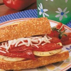 Roasted Pepper and Onion Sandwiches recipe