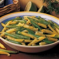 Mixed Beans With Lime Butter recipe