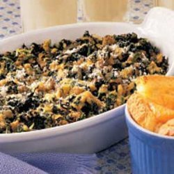 Spinach Bake with Sausage recipe