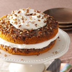Praline Pumpkin Torte recipe