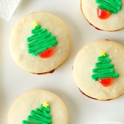 Christmas Sandwich Cookies recipe