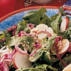Dijon Spinach Salad recipe