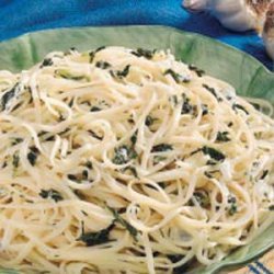 Spinach Parmesan Linguine recipe