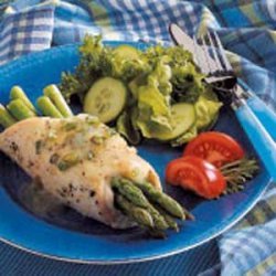 Chicken and Asparagus Bundles recipe