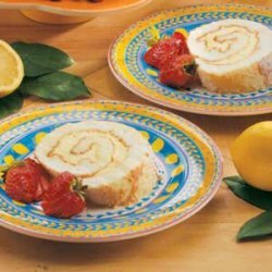 Lemon Angel Cake Roll recipe