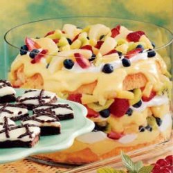 Fruity Angel Food Trifle recipe