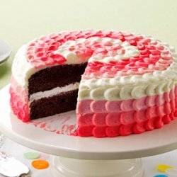 Cake with Buttercream Decorating Frosting recipe