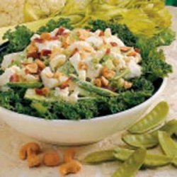 Cashew Snow Pea Salad recipe