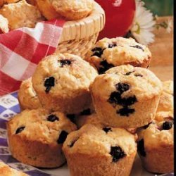Aunt Betty's Blueberry Muffins recipe