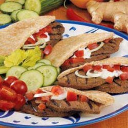 Grilled Beef Gyros recipe