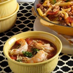 Orzo Shrimp Stew recipe