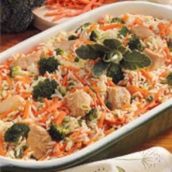 Chicken Carrot Fried Rice recipe