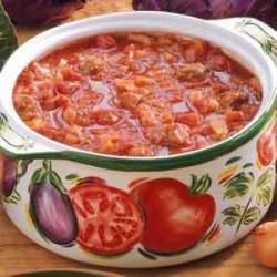 Cabbage Sausage Soup recipe