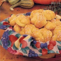 Pumpkin Knot Rolls recipe