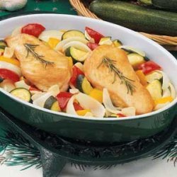 Rosemary-Garlic Chicken and Veggies recipe