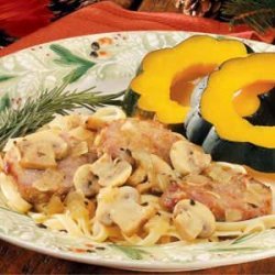Mushroom Pork Scallopini recipe
