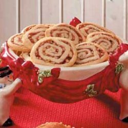 Strawberry-Nut Pinwheel Cookies recipe