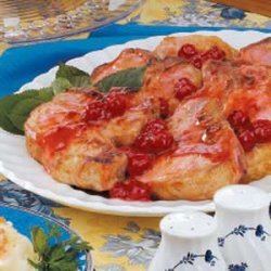 Slow-Cooked Cherry Pork Chops recipe