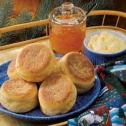 Cheddar English Muffins recipe