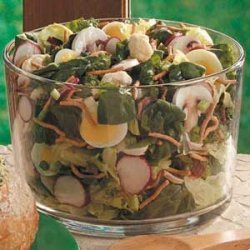 Spinach Floret Salad recipe