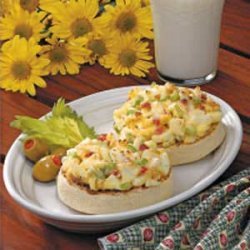 Broiled Egg Salad Sandwiches recipe
