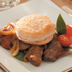 Oven Stew and Biscuits recipe