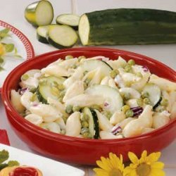 Cucumber Shell Salad recipe