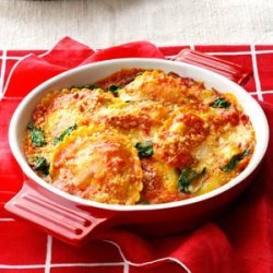 Spinach Ravioli Bake recipe