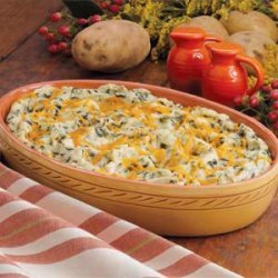 Spinach Mashed Potatoes recipe