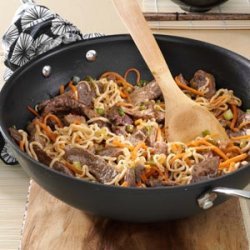 Asian Beef Noodles recipe
