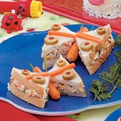 Butterfly Sandwiches recipe