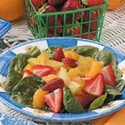 Fruit 'n' Spinach Salad recipe