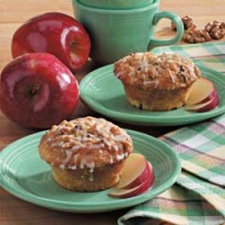 Glazed Apple Streusel Muffins recipe